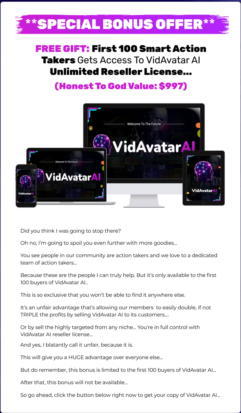 vidavatar-ai-review-bonus